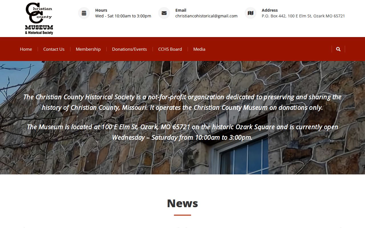 Nixa city directory research at Christian County Museum and Historical Society